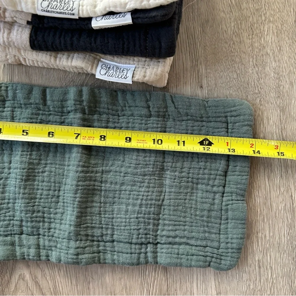 4 Charley Charles Burp Cloths